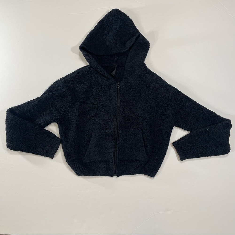 Skims. Size: S/M. Women’s Hoodie. Black Sweatshirt. Zip Up.